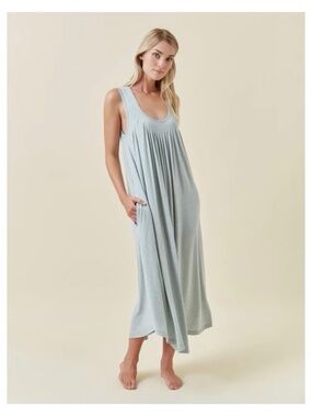 Papinelle Kate Modal Maxi Nightgown Sage Green